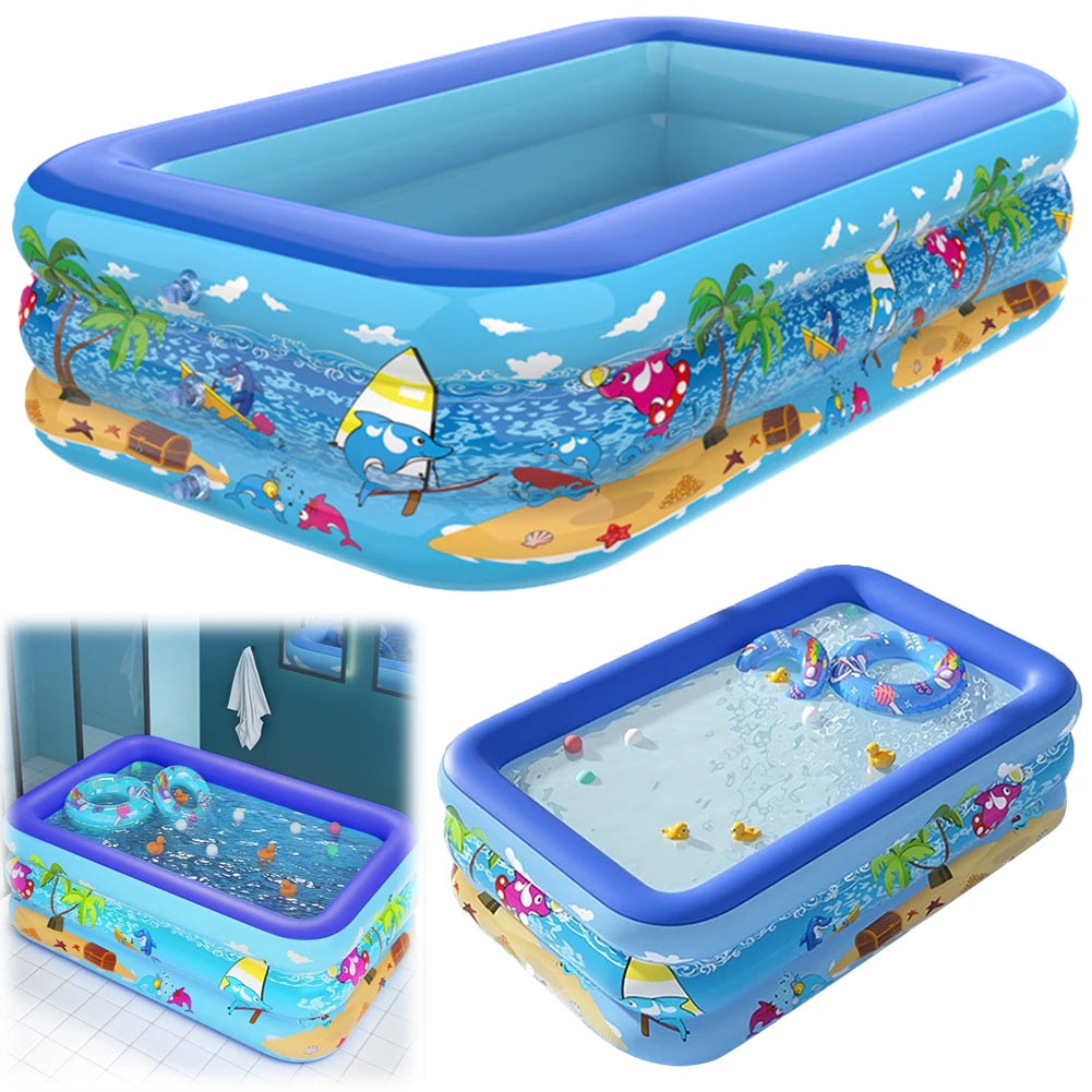 Piscine Gonflable Enfant & Famille – Usage Intérieur & Extérieur