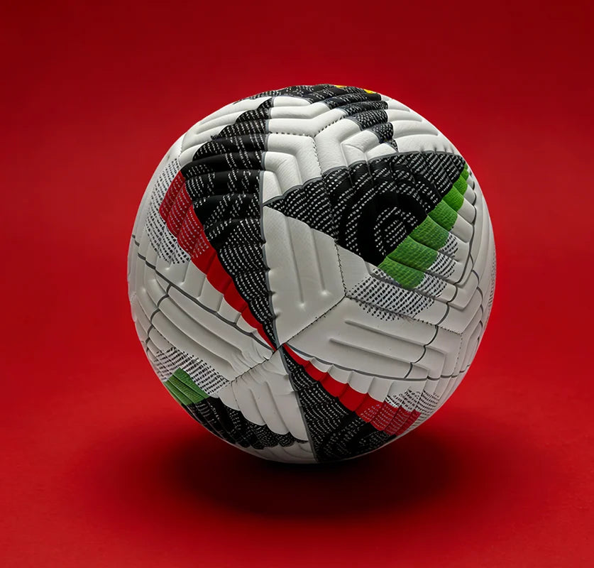 Ballon de Football Professionnel Cousu – Taille 5 PU Haute Qualité