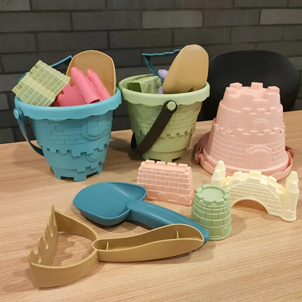 Set de Jeux de Plage 6 Pièces – Château, Seau, Pelle & Râteau