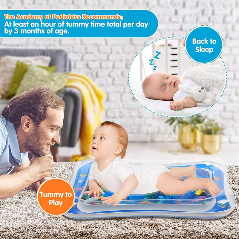 Tapis de jeu aquatique bébé - dimensions et épaisseur