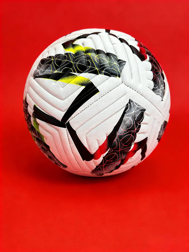 Ballon de Football Professionnel Cousu – Taille 5 PU Haute Qualité