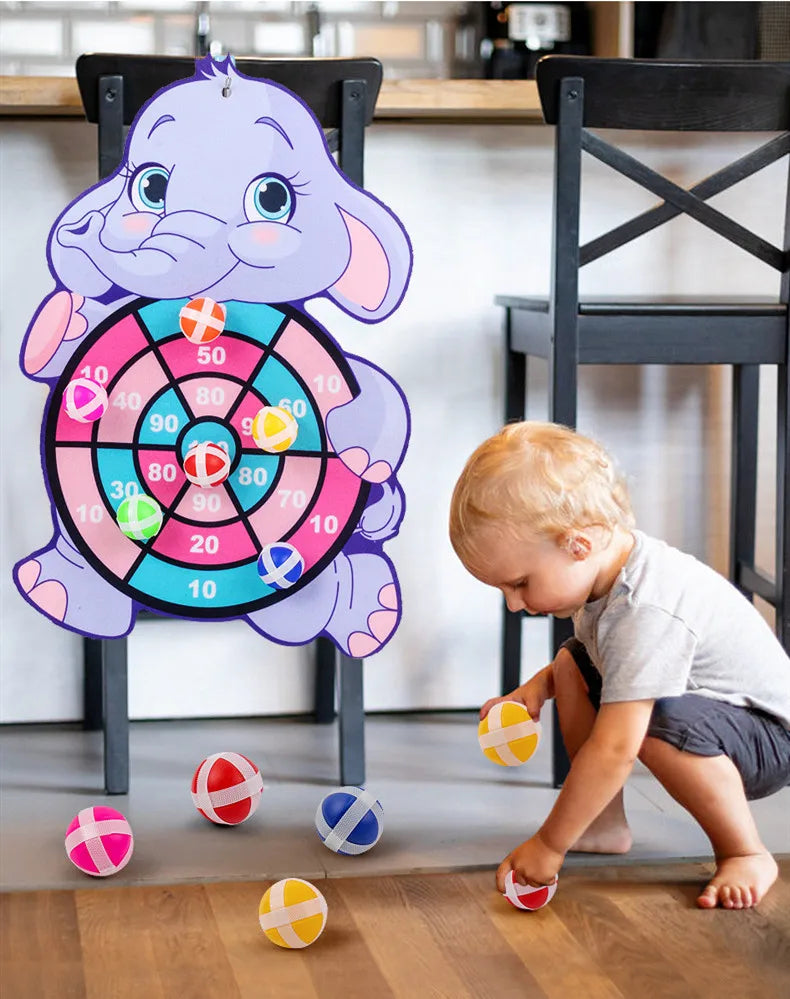 Cible Animaux Montessori – Jeu de lancer pour enfants 2-4 ans