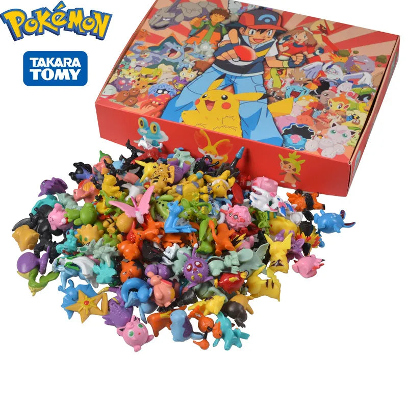 Figurines Pokémon à Collectionner – Coffret 144 Modèles Pikachu