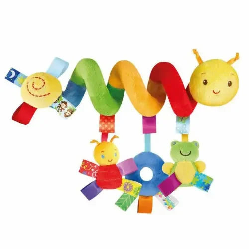 Jouet spirale hochet musical bébé - bébé jouant avec le hochet