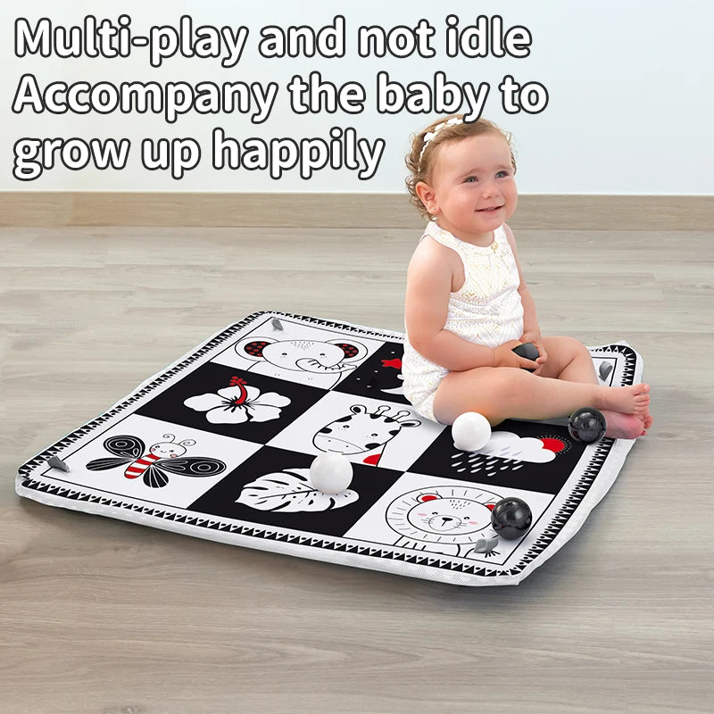 Tapis de jeu bébé - coton doux certifié CE