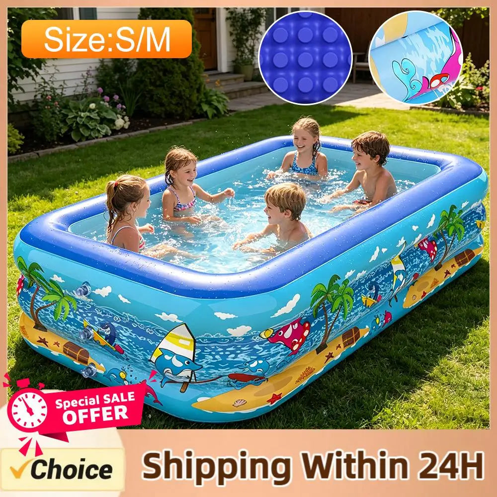 Piscine Gonflable Enfant & Famille – Usage Intérieur & Extérieur