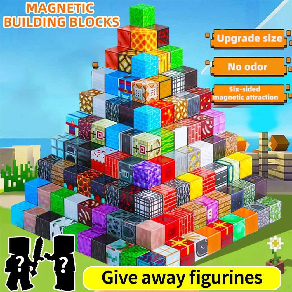 Blocs de Construction Magnétiques Montessori – Set Complet