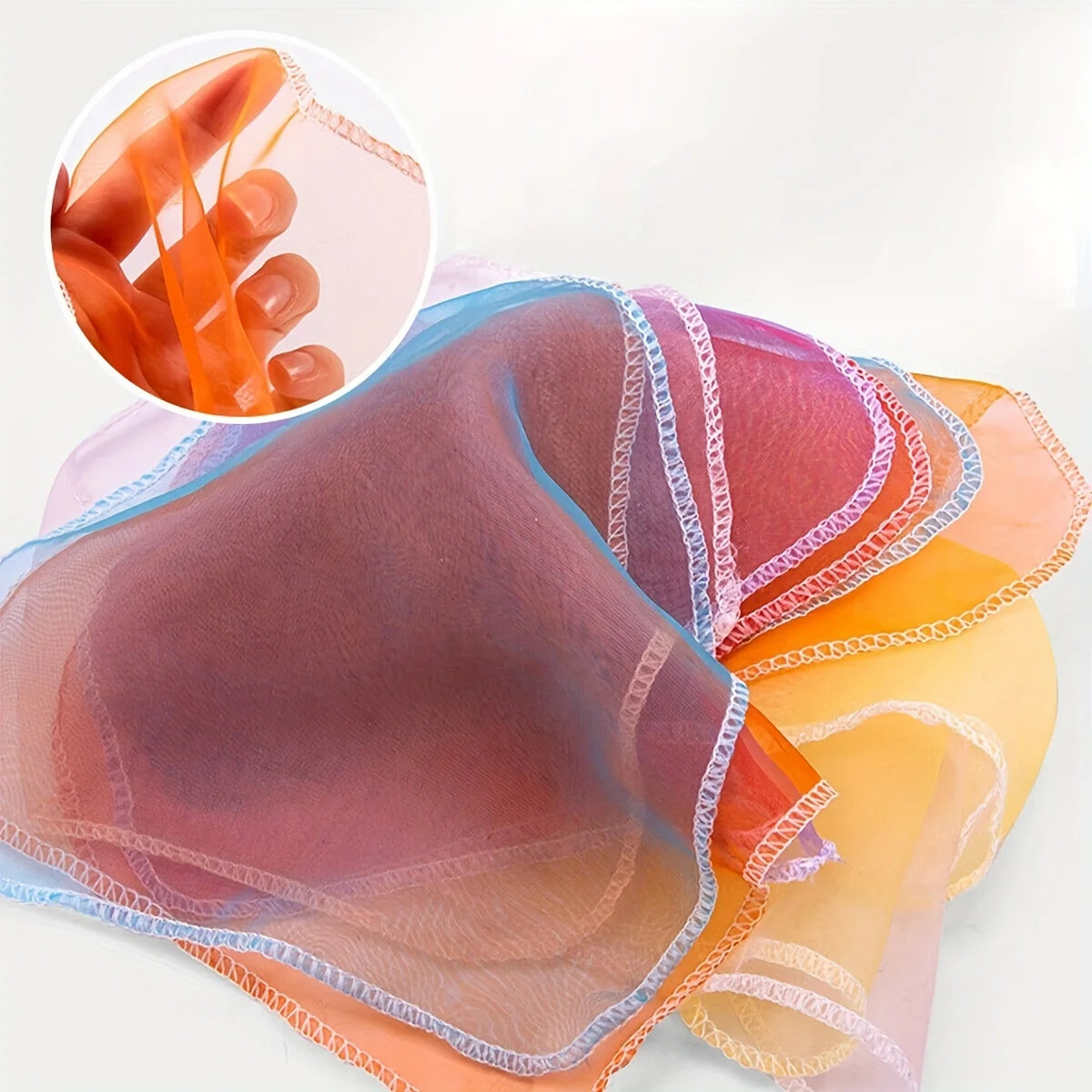 Boîte à mouchoirs sensorielle Montessori - motifs colorés