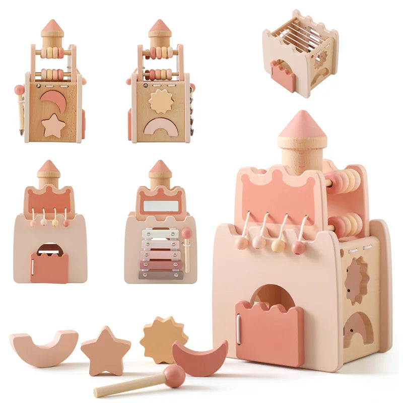 Xylophone en Bois Montessori – Instrument Musical Bébé 6 mois-3 ans