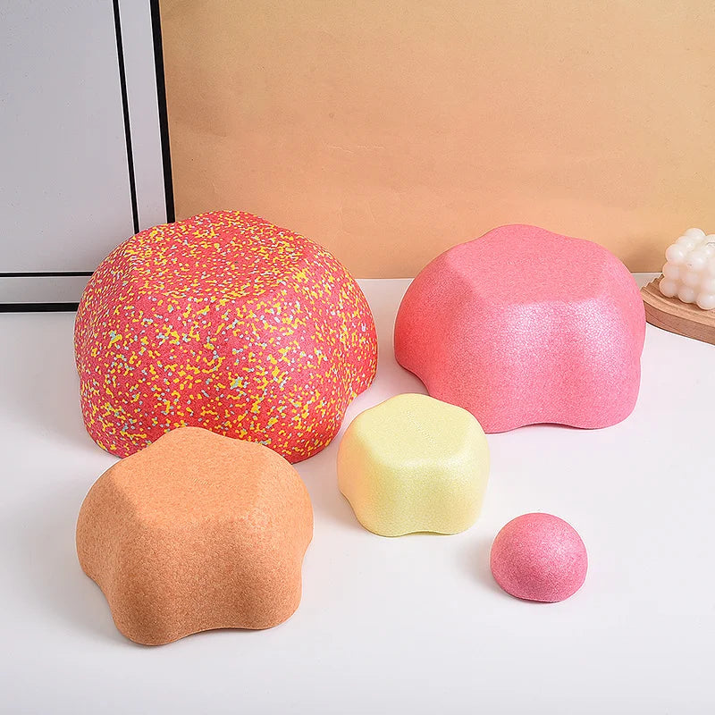 Pierres de Motricité Montessori – Set d'Équilibre en Mousse