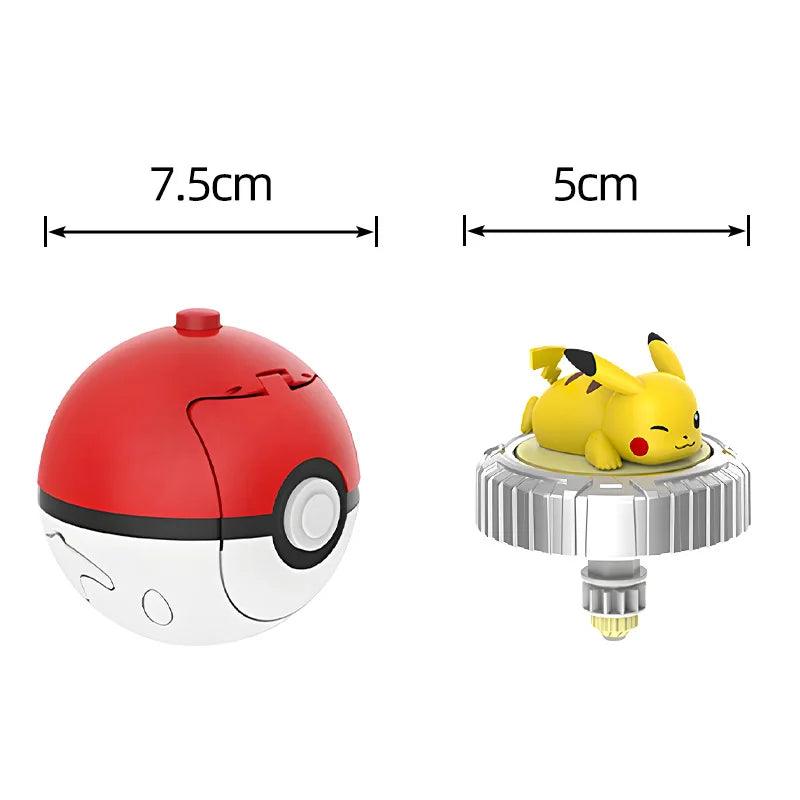 Toupie Pokémon – Figurines Gyro Pikachu, Salamèche, Carapuce