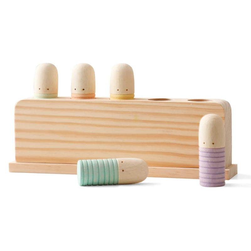 Xylophone en Bois Montessori – Instrument Musical Bébé 6 mois-3 ans