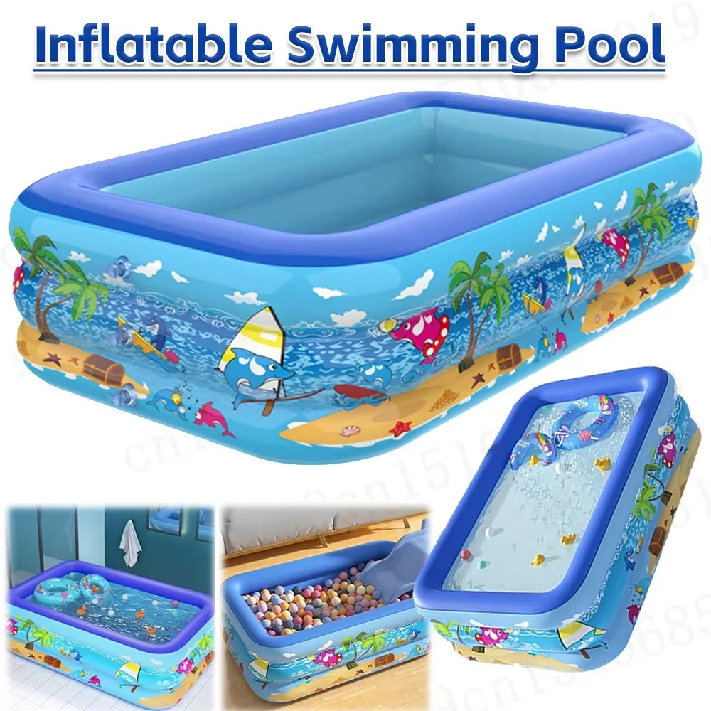 Piscine Gonflable Enfant & Famille – Usage Intérieur & Extérieur