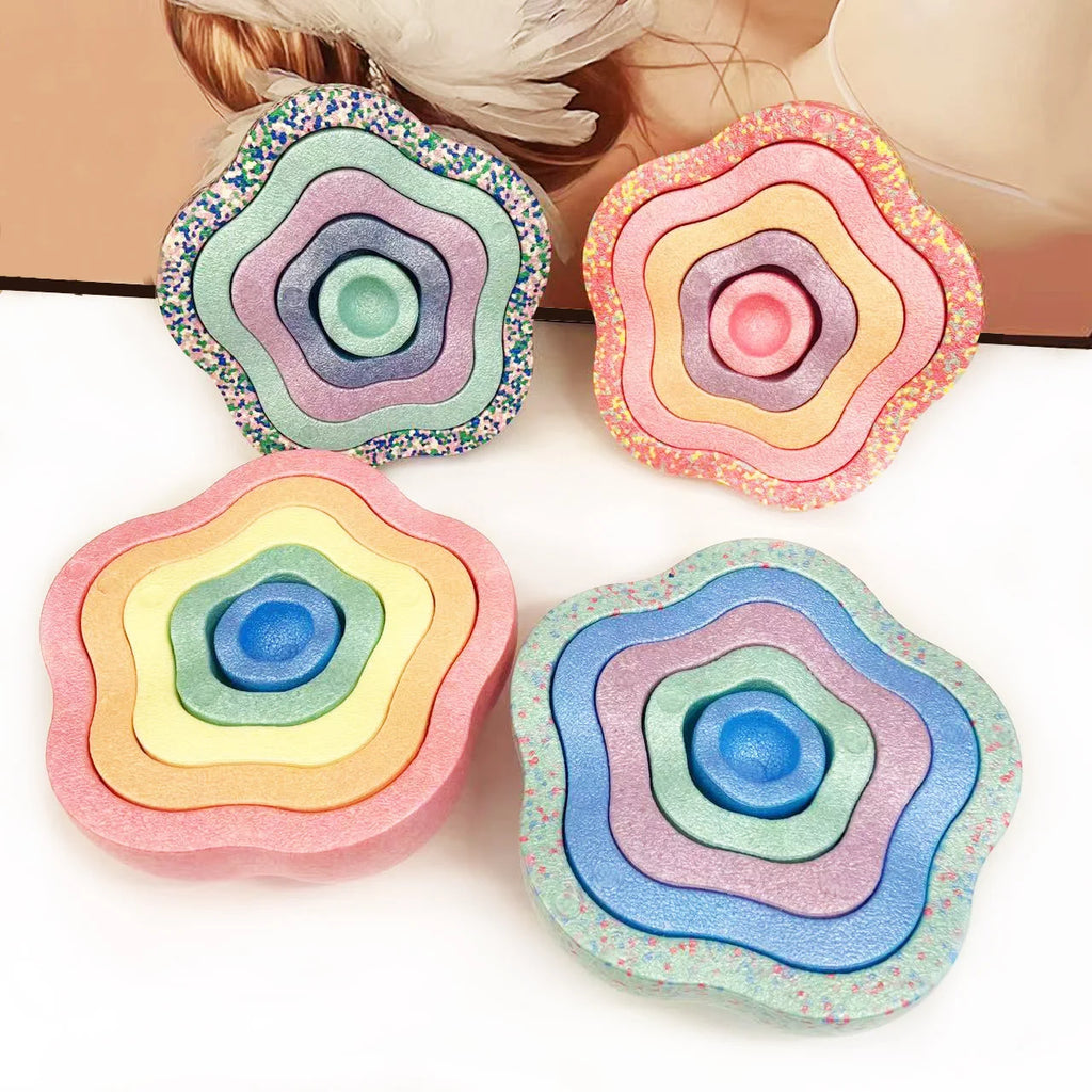 Pierres de Motricité Montessori – Set d'Équilibre en Mousse
