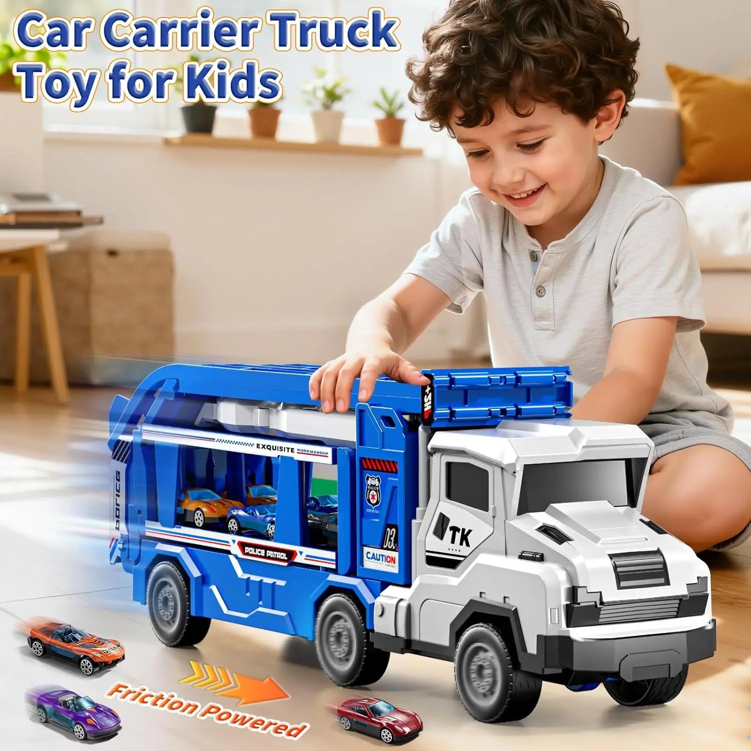 Circuit de Voitures Pliable pour Enfants – Piste, Garage & Rampes