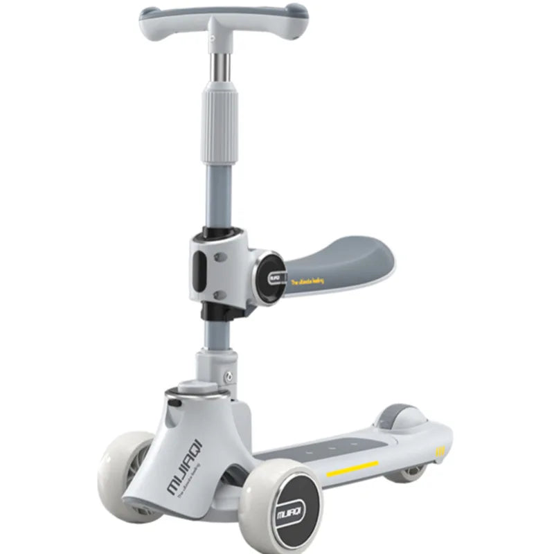 Trottinette 3-en-1 Évolutive Enfant 1-12 ans – Assise ou Debout