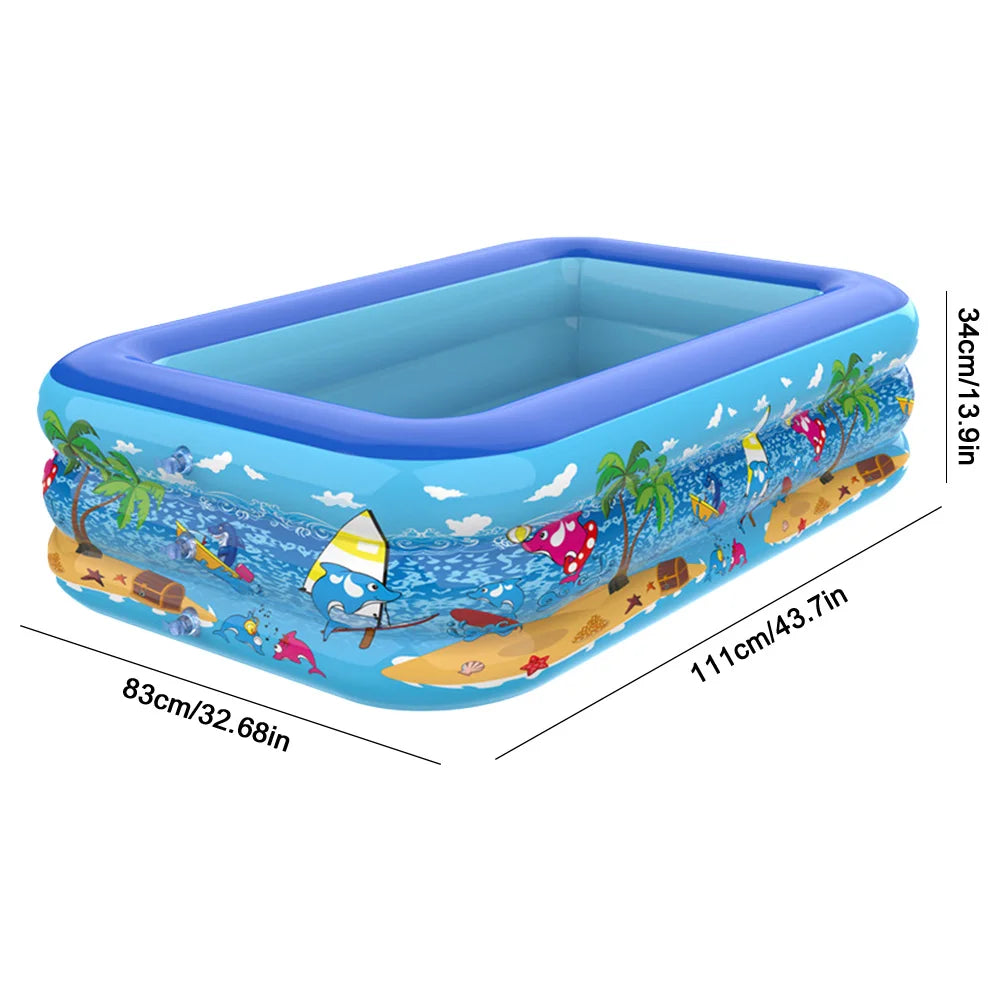 Piscine Gonflable Enfant & Famille – Usage Intérieur & Extérieur