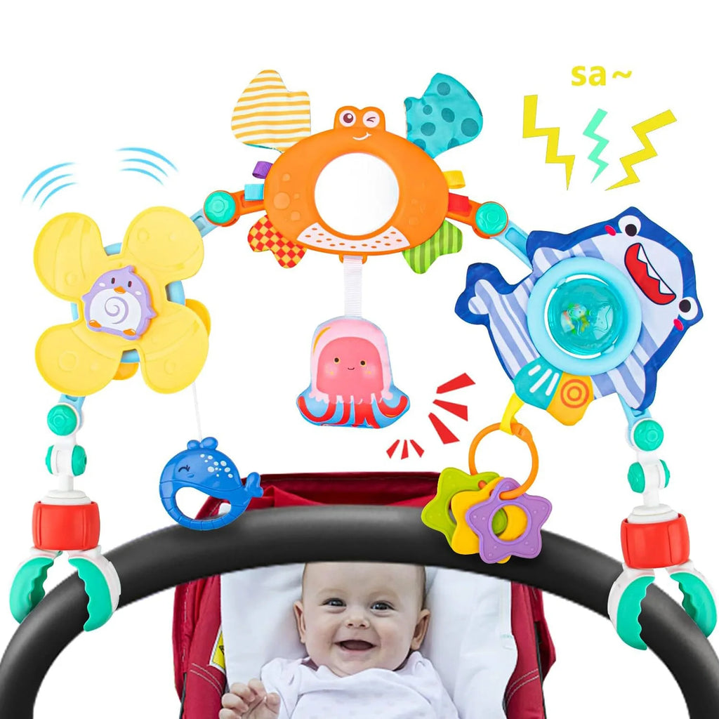 Arche d'activités pour poussette et siège auto bébé - vue principale
