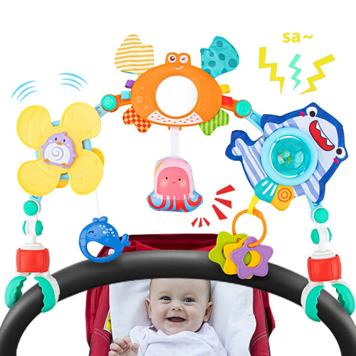 Arche d'activités pour poussette et siège auto bébé - vue principale