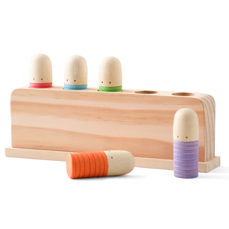 Xylophone en Bois Montessori – Instrument Musical Bébé 6 mois-3 ans