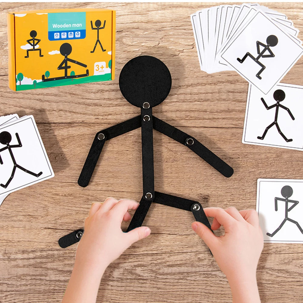 Puzzle Montessori en Bois – Jeu Éducatif Motricité Fine