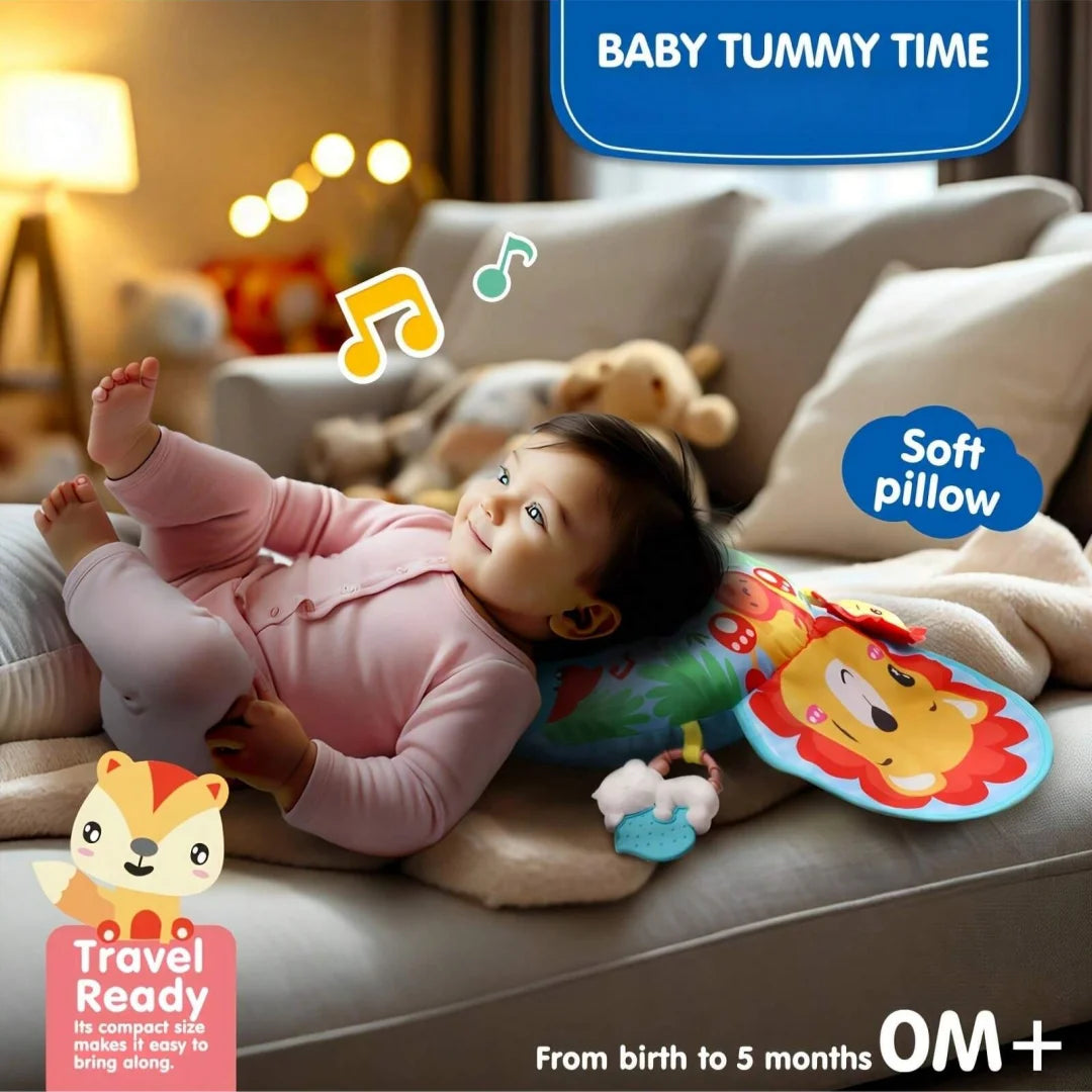 Tapis d'Éveil Bébé – Coussin de Motricité avec Jouets