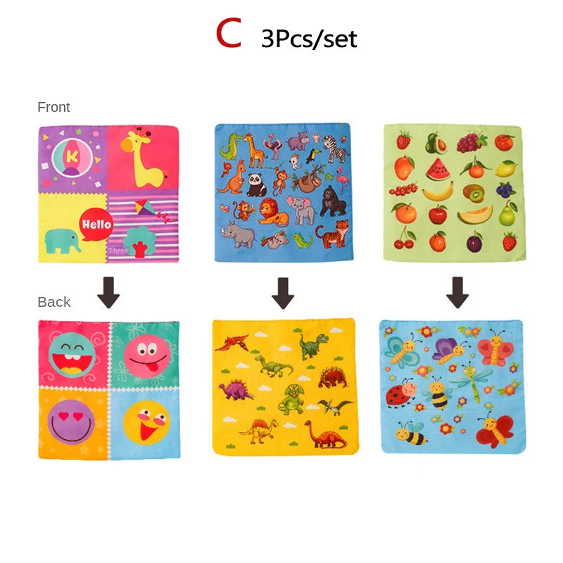 Boîte à mouchoirs sensorielle Montessori - contenu de la boite