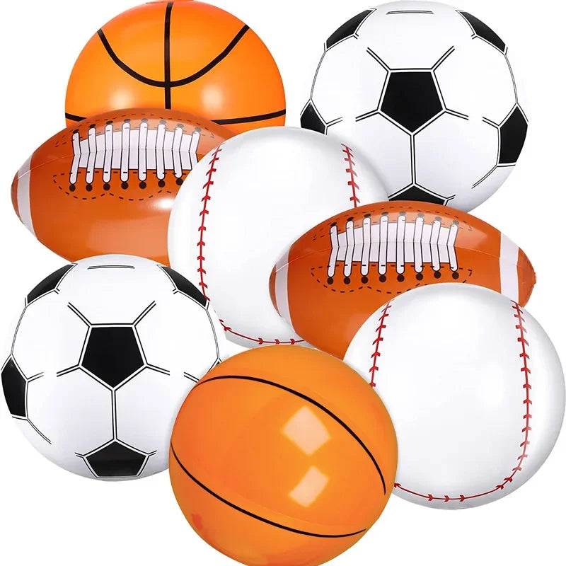 Ballon Gonflable de Plage Enfant – Football, Basket & Rugby