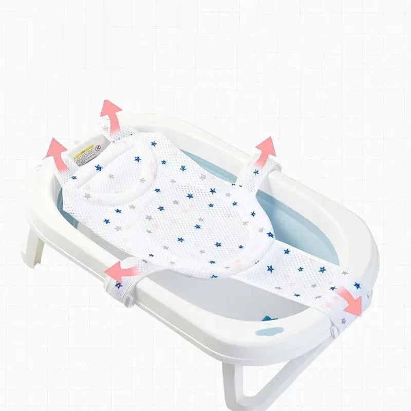 Filet de bain bébé antidérapant - bébé installé en sécurité
